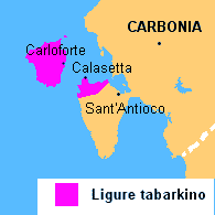 Logo Ligure Tabarchino Cartina